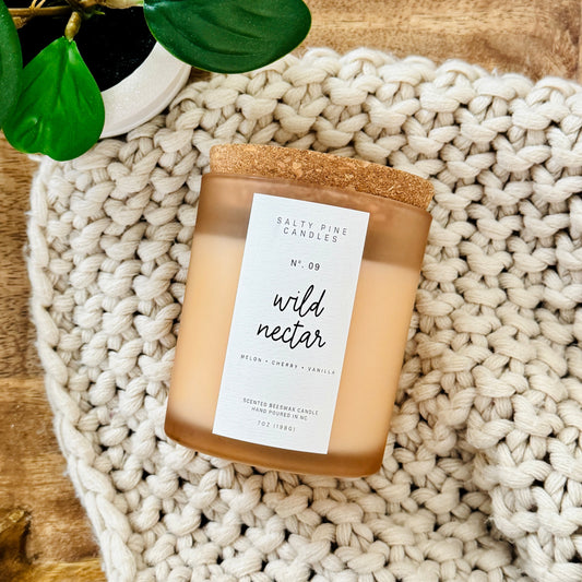 Wild Nectar Beeswax Candle - 7oz Icon Jar