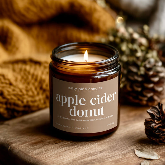 Apple Cider Donut Beeswax Candle