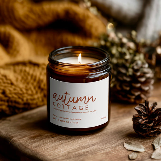 Autumn Cottage Beeswax Candle