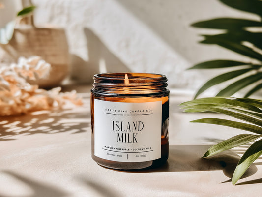 Island Milk Beeswax Candle