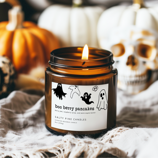Boo Berry Halloween Candle