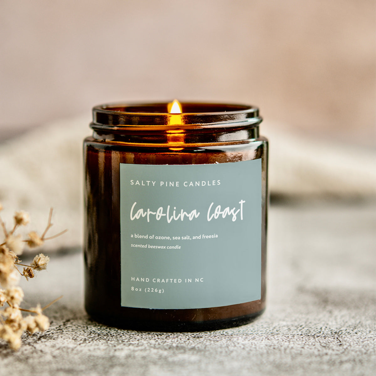 Carolina Coast Beeswax Candle
