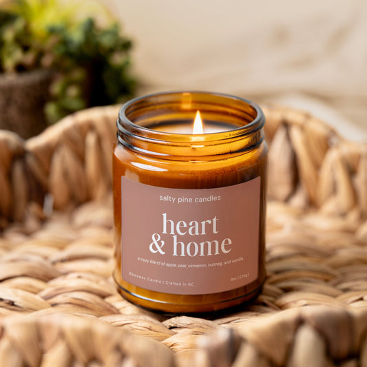 Heart & Home Beeswax Candle