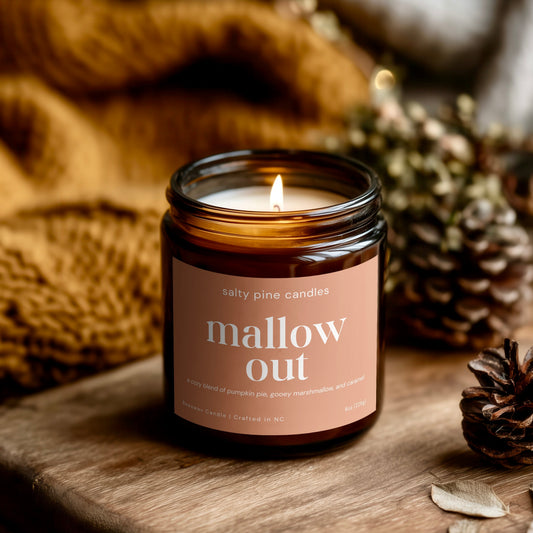 Marshmallow Pumpkin Beeswax Candle