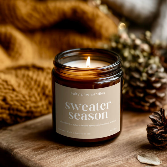 Sweater Season Beeswax Candle